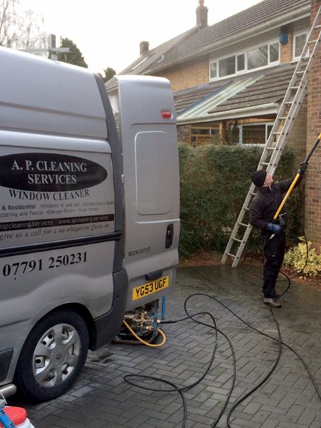 A P Cleaning Jetting Lance equipment and van in Thornbury, Bristol